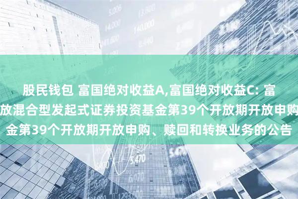 股民钱包 富国绝对收益A,富国绝对收益C: 富国绝对收益多策略定期开放混合型发起式证券投资基金第39个开放期开放申购、赎回和转换业务的公告