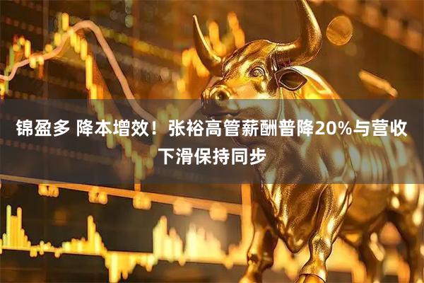 锦盈多 降本增效！张裕高管薪酬普降20%与营收下滑保持同步
