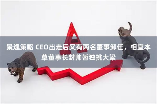 景逸策略 CEO出走后又有两名董事卸任，相宜本草董事长封帅暂独挑大梁